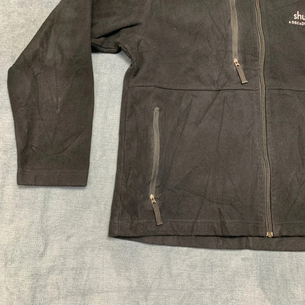 Patagonia Synchilla Shutterfly Fleece Jacket Mens Medium Black Full Zip Outdoor